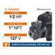 thumbnail image 4 of Bomba periférica Truper BOAP-1/2A2 1/2 HP, 60Hz 127V, color negro, 4 of 5