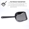 thumbnail image 4 of UPOUART 2Ud Handheld Cat Litter Scooper Negro Con De Malla Para Recolectar Arena Fácil, 4 of 5