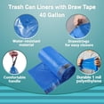 thumbnail image 5 of AMZ Supply Large Trash Bags Kitchen Garbage Bags 40 x 42 5, 40 Gallon Blue Trash Bags 40x42 5, 1 Mil, 5 of 8