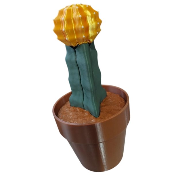 Soporte para teléfono, estatua de planta, regalo de inauguración de la casa, decoración navideña, divertido soporte de escritorio, decoración de mesa Amarillo