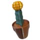 thumbnail image 1 of Soporte para teléfono, estatua de planta, regalo de inauguración de la casa, decoración navideña, divertido soporte de escritorio, decoración de mesa Amarillo, 1 of 8