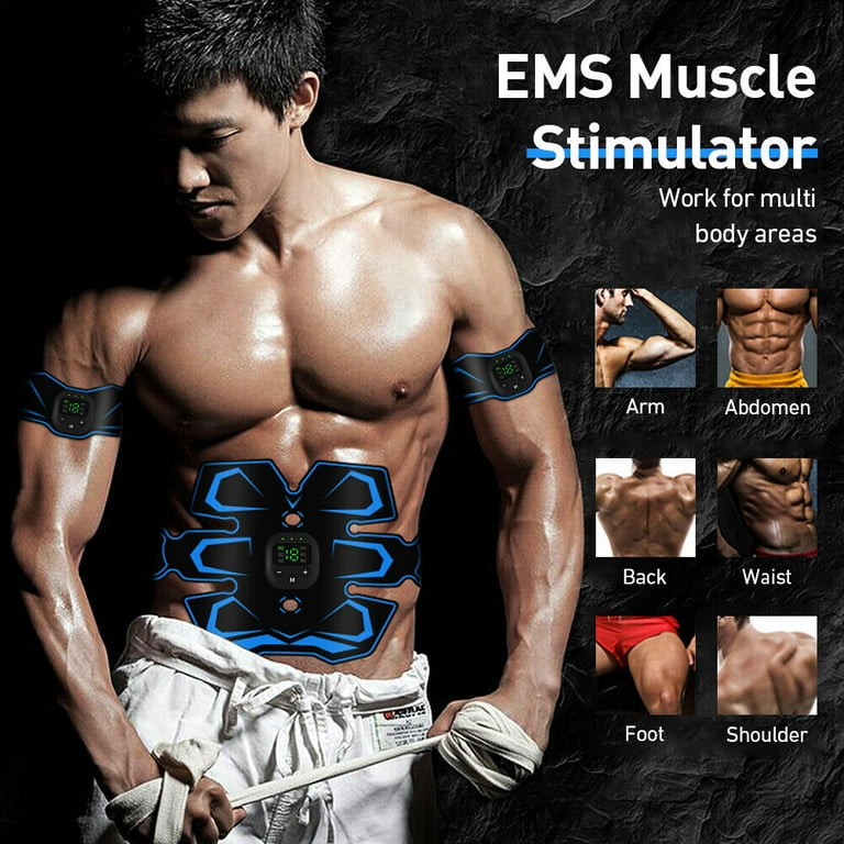 Ems Abdominal Muscle Stimulator Ceinture Electrostimulateur Toner Abs  Trainer Toning Belt Fitness Exercice Workout Home Gym Equipment