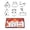Red, variant on XINGAG 8Pcs Christmas Cookie Cutters, Stainless Steel Cookie Molds for Fruit Vegetable Cutting, Fondant & Holiday Baking