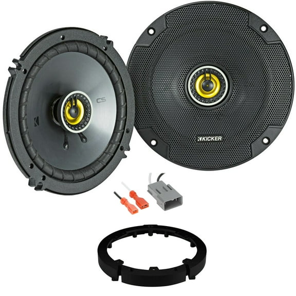 Kicker CS Series Front Door Speaker Replacement Package Fits 2006-2011 Honda Civic Hybrid, Civic