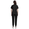 thumbnail image 2 of Niaahinn Women's Scrubs Set - V-Neck Top & Drawstring Jogger Scrub Pant for Nursing Uniforms, 9 colors, 2 of 8