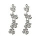 thumbnail image 1 of Guardurnaity Múltiples hojas mujer trepador pendiente chica moda orugas brazalete envoltura joyería aniversario regalo oro/ Ropa, zapatos y accesorios Miscelánea plata Guardurnaity PS9704-02, 1 of 6