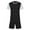 Black, variant on KONDYS Boy Summer Clothing Set Child Basketball Training Short Sleeve Tops Shorts Casual Outfit for Boys Size 9-12Y