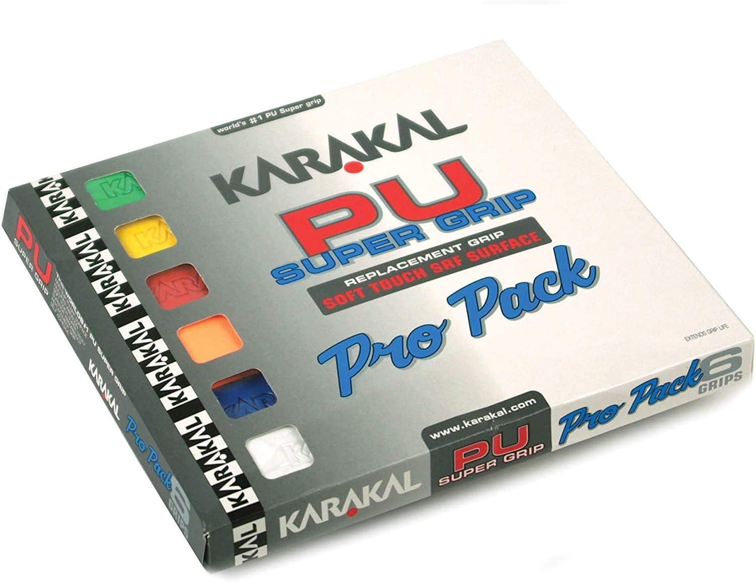 Sky Blue x 1 by Karakal Karakal PU Supergrip Replacement Racquet Grip Tennis/Badminton/Squash 