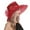 Red, variant on MESSUEN Top Hat Party Hats Church Hats for Women's Mesh Hat Holiday Brim Top Hat Wide Brim Hats for Women Womens Sun Hat Black One Size