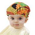 thumbnail image 1 of Capuchon à Fleurs pour Cheveux Naturels, Capuchon Réversible en Satin pour Enfant en Bas Âge (Print 03), 1 of 6