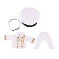 thumbnail image 1 of Traje de muñeca, uniforme de muñeca, uso diario, regalo, accesorios para fotografía de escenas, disfraz, Blanco, 1 of 8