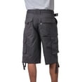 thumbnail image 4 of Pro Club Men's Cotton Twill Cargo Shorts with Belt, 4 of 4