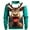 Mint Green, variant on Sweatshirts for Men Funny Elegant Festive Christmas Winter Cute Animal 3D Digital Print Crew Neck Sweatshirt For Men And Women Couples Dialysis Sweatshirts Patients Foxy Sweater Hoodies of Mens Red M