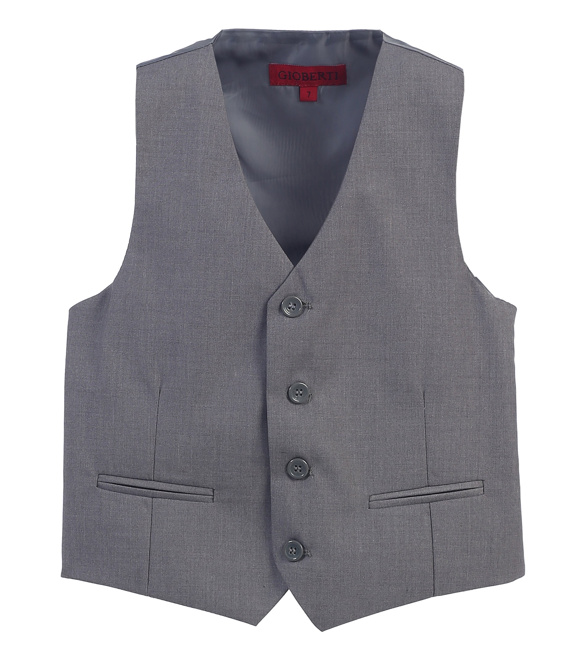 Gioberti Kids and Boys 4 Button Formal Suit Vest - Walmart.com