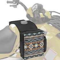 Uorisanigo Motorcycles Tank Bag, Wear-Resistant Western Aztec Tribal Motorcycle Front Saddle Bag Snowmobile ATV Oil Tank Saddlebags Waterproof Front Accessories for ATV Dirt Bike Snowmobile