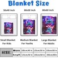 thumbnail image 2 of Anime Blanket Flanne Throw Blankets Bedding Soft Comfortable Lightweight Blanket All Season Decor Sofa for Travel 40"x50", 2 of 6