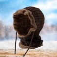 thumbnail image 4 of lionlar Winter Windproof Weather Knitted Hats and Brown, 4 of 8