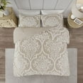 thumbnail image 4 of Madison Park Adult Bedding King Tufted Cotton Comforter Set Gray, 4 of 5