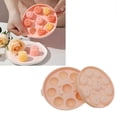 thumbnail image 2 of Peach Shape Ice Cubes Trays Silicone Ice Cubes Tray Party Supplies 3D Rose Ice Molds for Cocktails Juice and Coffee Pink, 2 of 4