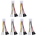 thumbnail image 1 of 2 Uds Conector Adaptador Cable Alimentación Ventilador 4 Pines A 3 12v * / 5v, 1 of 4