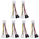 thumbnail image 1 of 2 Uds Conector Adaptador Cable Alimentación Ventilador 4 Pines A 3 12v * / 5v, 1 of 4