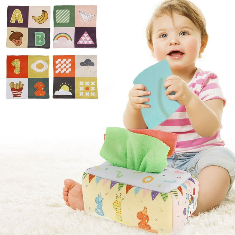 Baby tissue cheap box toy