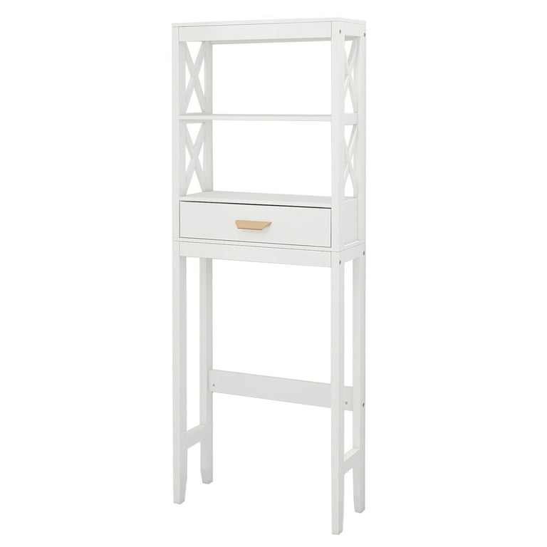 Triangle Bathroom Storage Cabinet with Adjustable Shelves, Freestanding Floor Cabinet for Home Kitchen - Grey