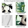 thumbnail image 4 of luoweisi Men's Beach Shorts Quick Dry Swim Trunks with Mesh Lining Panda S, 4 of 5