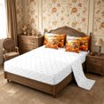 thumbnail image 4 of Erosebridal Scarecrow Field 7-Piece Twin Bedding,Fall Harvest Bedding Comforter Set,Orange,Reversible, 4 of 6