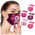 thumbnail image 3 of Dsscvnef 50 Pcs Masque Facial Jetable à 3 Couches pour Femmes contre le Cancer du Sein, 3 of 9
