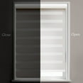 thumbnail image 6 of MOOD Zebra Shades for Windows | Custom Size + Cordless + Durable and Stylish Roller Shade | Day and Night Dual Layer Combi Blind | Wheat Beige (Light Filtering) | 36.5"W x 48"H, 6 of 9