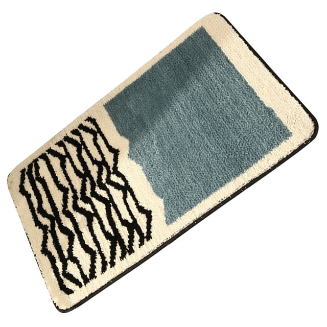 unbranded Alfombra Antideslizante Para Verde Lavable Con Excelente Absorción Y Decorativo