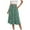 Z1-Mint Green, variant on vigerkar Women's High Elastic Waist Midi Skirt Casual Summer Trendy Flowy Ruffle Floral Print A line Skirts with Pockets Mint Green, L