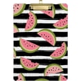 thumbnail image 1 of FMSHPON Water Melon Striped Clipboard Hardboard Wood Nursing Clip Board and Pull for Standard A4 Letter 13x9 inches, 1 of 7