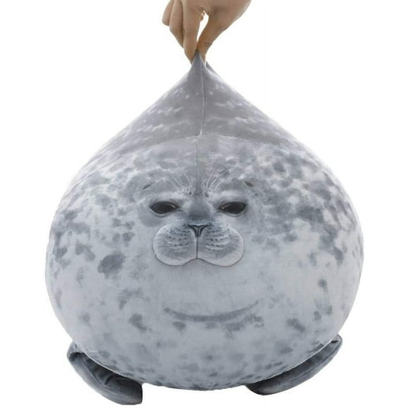 Cuddly Blob Seal Plush Pillow Stuffed Animal Soft Hugging Pillow Toys for Kids Adults Birthday 30cm Birthday Gifts Christmas gift for Friends Kids Adult