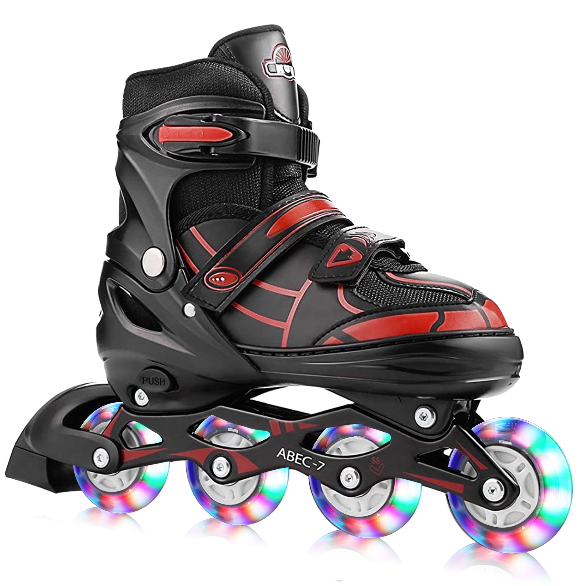 Adjustable Kids Inline Skates with Illuminating Wheels Roller Skates Xma 