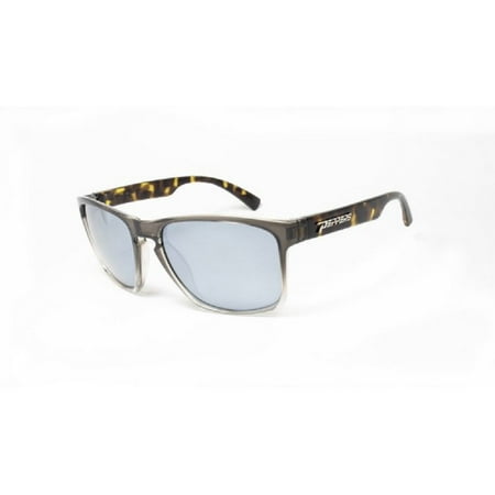 Peppers Rattler Polarized Sunglasses Grey Fade w/ Tortoise Temple Silver Lens
