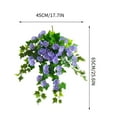 thumbnail image 3 of Flores Artificiales de Pared, Decoración Colgante de Campanilla Realista, Arreglo Floral de Seda Versátil, Diseño Sin Mantenimiento, Ideal para Eventos En Casa o En La Oficina, Realce Natural de La B, 3 of 6