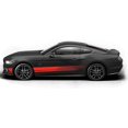 thumbnail image 1 of Universal Sports Racing Stripe Graphic Stickers and Decals for Truck Auto Car Body Side Door (Black), 1 of 3