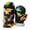 Black-M, variant on Winter Children Waterproof Windproof Gloves Cartoon Snow Sports Skiing Snowboard Cold Weather Road Cycling Necessaries