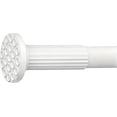 thumbnail image 1 of Tringles à Rideaux 51-128 Pouces Blanches, Tringle à Rideaux Réglable - Sans Perçage, Tringle de Douche Extra Longue à Tension à Ressort Robuste pour Salle de Bain, Fenêtre, Garde-Robe, Patio, Diamètre 1,26 Pouces, 1 of 8