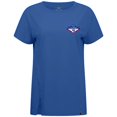 thumbnail image 2 of Women's Levelwear Blue New York Rangers Influx Club Patch 2.0 T-Shirt, 2 of 3