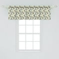 thumbnail image 2 of Olive Window Valance, Artwork of Tree Branches Healthy Organic Vegetable, Curtain Valance for Kitchen Bedroom Decor with Rod Pocket, 54" X 18", Ivory Multicolor, by Ambesonne, 2 of 2