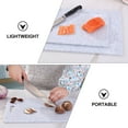 thumbnail image 5 of Raindrops 1pc Imitation Marble Chopping Board Portable Pp Cutting Board For Vegetables Fruits Design For Kitchen Use, 5 of 8