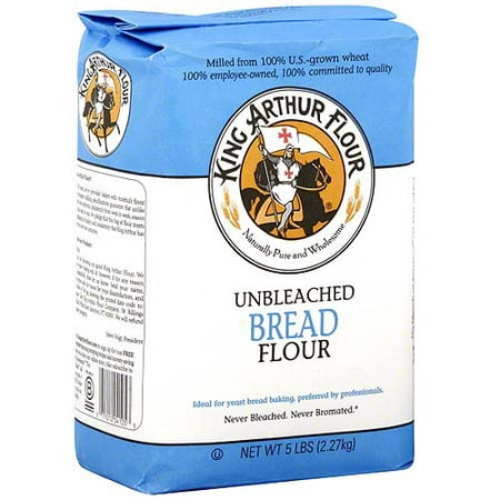 King Arthur Flour Bread Flour, 5 lb (Pack of 8)