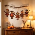 thumbnail image 6 of Vintage Halloween Party Decoration Halloween Wood Sign intage Halloween Wall Door Hanging Decoration for Window Fireplace Mantel 6pcs, 6 of 6