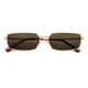 thumbnail image 4 of Gafas de Sol SOJOS Rectangulares Polarizadas UV400 Oro/Marrón, 4 of 6