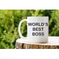 thumbnail image 2 of 26-27 World's Best Boss Coffee Mug Original/Birthday Gift/Easter/Ceramic 350 ML/Original Gift Idea, 2 of 5