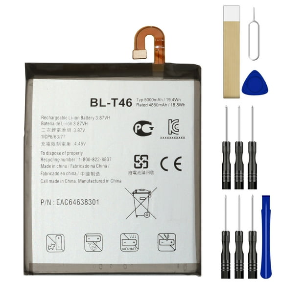 Replacement Battery BL-T46 for LG V60 LMV600VMLAVRZCB LMV600AMAATTCB Tool