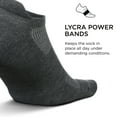 thumbnail image 2 of Feetures High Performance Max Cushion Ankle Sock - No Show Socks for Women & Men with Heel Tab - Heather Gray, XL (1 Pair), 2 of 5